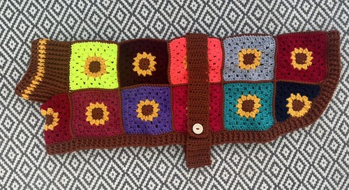 Hand crochet greyhound coat - crochet,