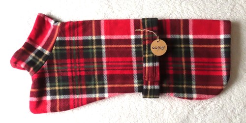 Double fleece dog coat - fleece, m