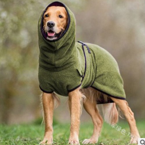 Warm dog coat fleece jacket - dog,