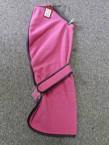 Pink fleece greyhound coat - fleece,