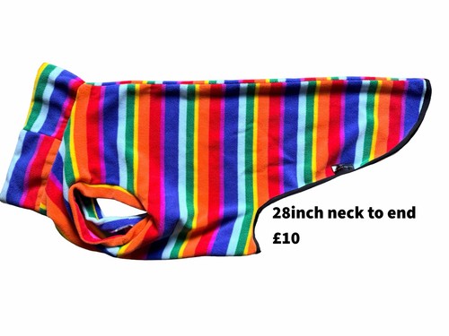 Fleece dog coats greyhound - dog,